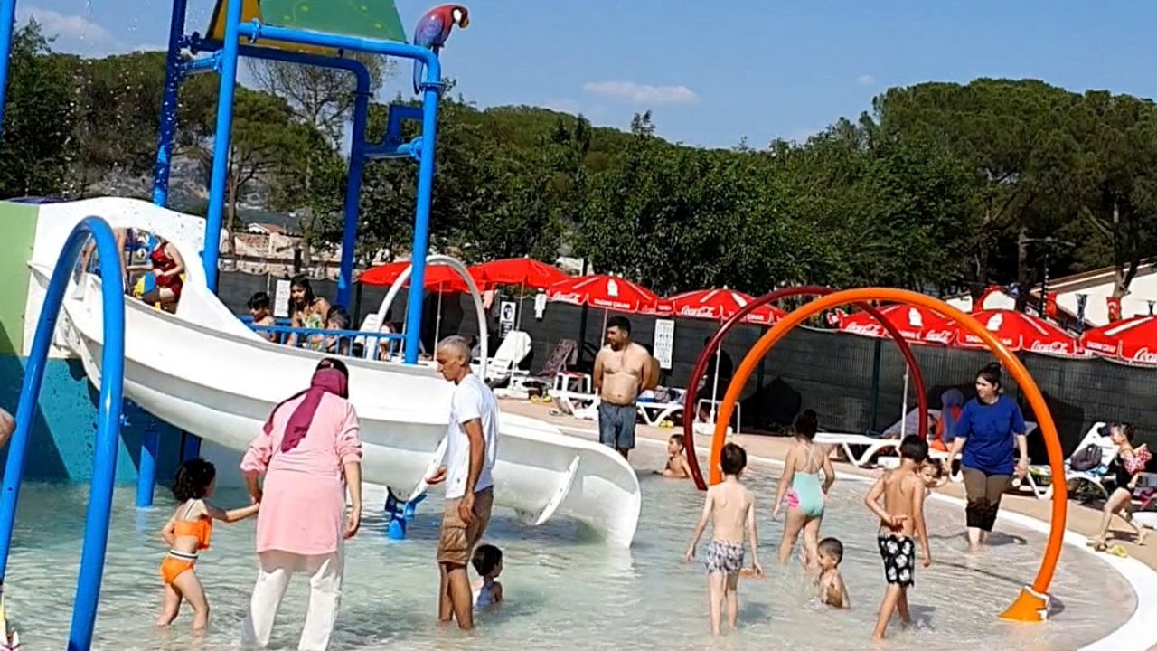 Aydın Tekstil Park çocuklara Aquapark’ıyla da eğlence sunuyor
