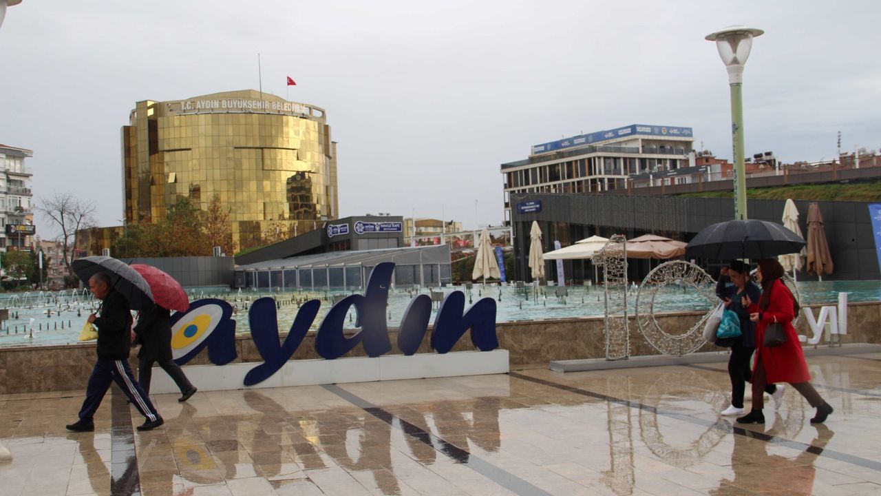 Aydın’da metrekareye 83 kilogram yağış düştü