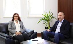Özlem Çerçioğlu’ndan, Başkan Atabay’a ziyaret