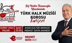 Efeler Türk Halk Müziği Korosu Efeler halkıyla buluşacak