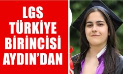 LGS Türkiye 1.'si Aydın’dan