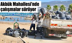 Akbük Mahallesi'nde çalışmalar sürüyor