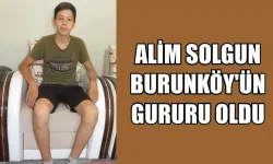 Alim Solgun Burunköy’ün gururu oldu