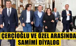 Çerçioğlu ve Özel arasında samimi diyalog