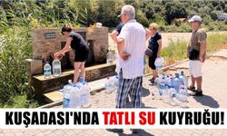 Kuşadası'nda tatlı su kuyruğu!