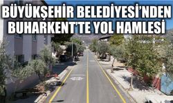 Büyükşehir'den Buharkent'te yol hamlesi