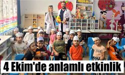 4 Ekim’de anlamlı etkinlik