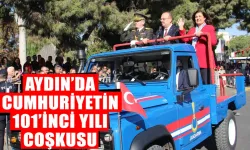 Aydın’da cumhuriyetin 101’inci yılı coşkusu