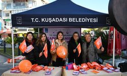 Kuşadası Belediyesi’nden kadına yönelik şiddete karşı farkındalık etkinliği