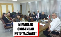 Mimarlar Odası'ndan KUTO'ya ziyaret