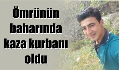 Ömrünün baharında kaza kurbanı oldu