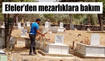 Efeler'den mezarlıklara bakım