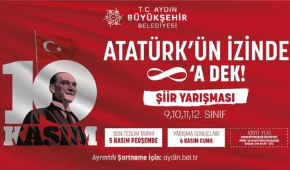 BŞB'den Atatürk konulu ödüllü şiir yarışması