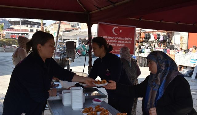 Germencik Belediyesi’nden şehitler için lokma hayrı