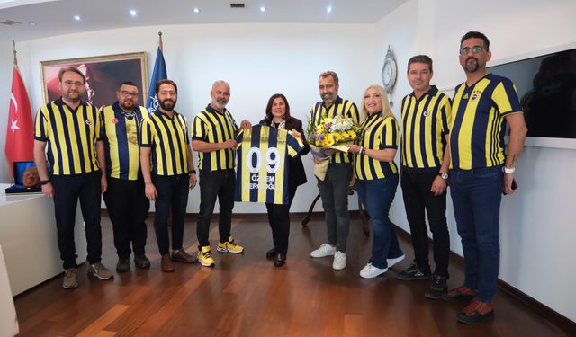 Aydın Fenerbahçeliler Derneği’nden Başkan Çerçioğlu'na ziyaret
