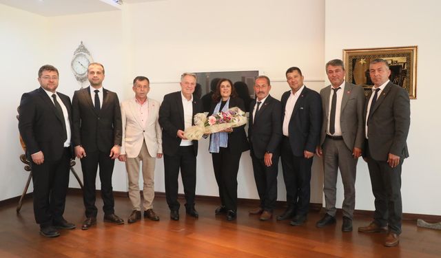 Başkan Büyükyapıcı'dan Başkan Çerçioğlu'na ziyaret