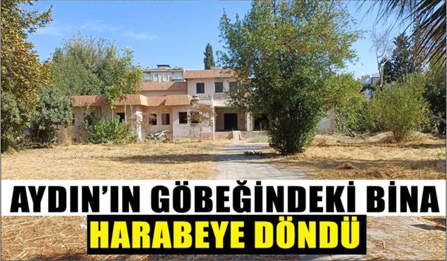 Aydın'ın göbeğindeki bina harabeye döndü