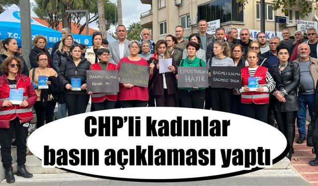 Nazilli’de uyuşturucu protestosu