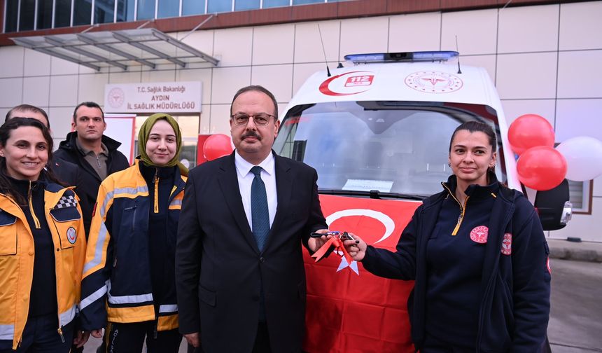 Aydın’ın ambulans filosu güçleniyor