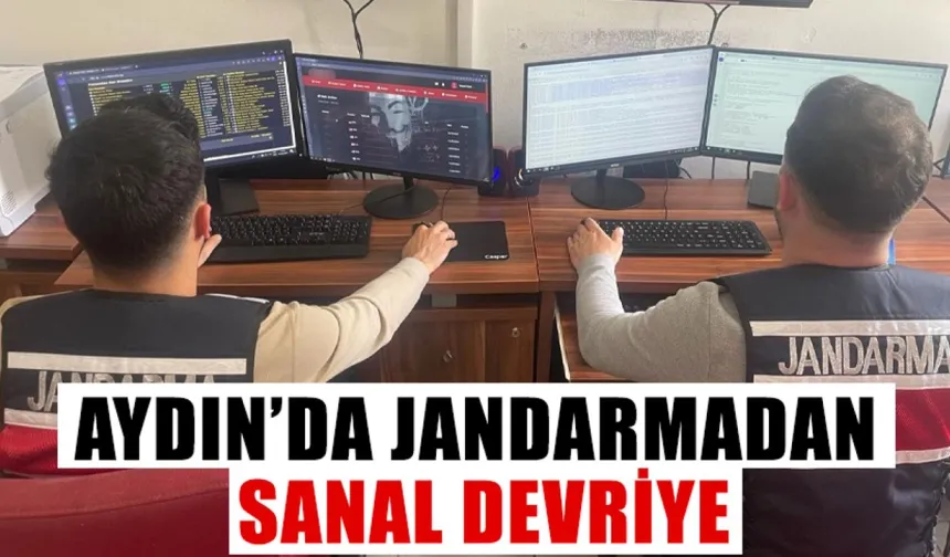 Aydın’da jandarmadan sanal devriye